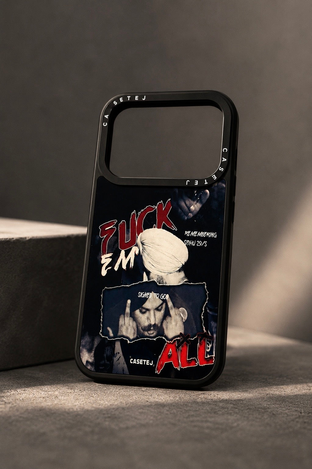 Fu*k ‘em ALL- Sidhu moosewala Phone Cover moosetape 295