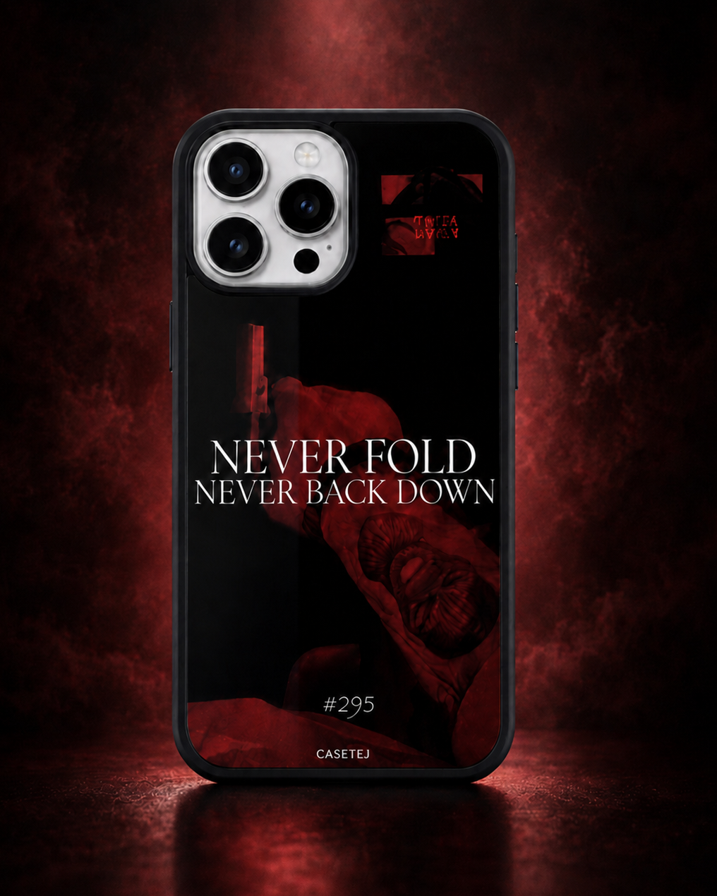 Never Fold Never Back Down-Sidhu Moosewala Quotes Phone Cover