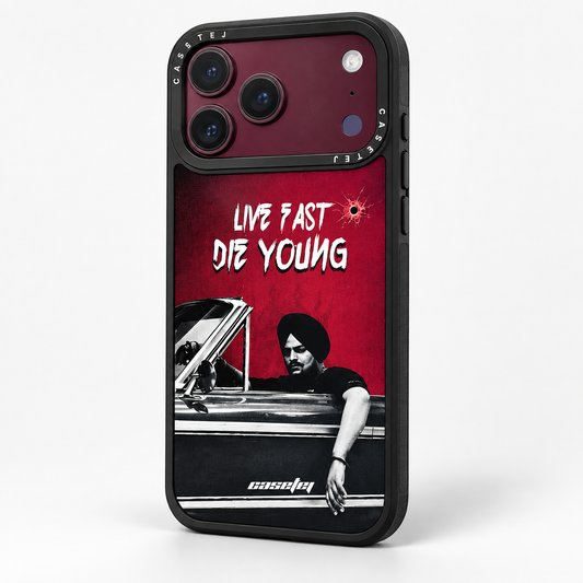 SIDHU- Live fast Phone Cover-Signed to God Sidhu moosewala Exclusive phone cover by casetej